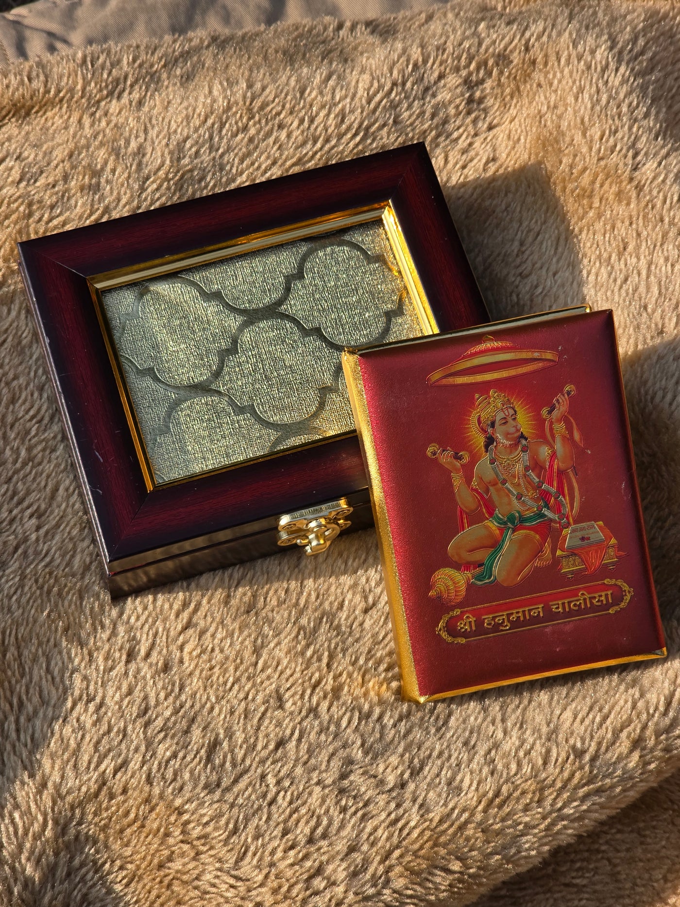 24k Gold Plated Hanuman Chalisa™ with Wooden Gift Box