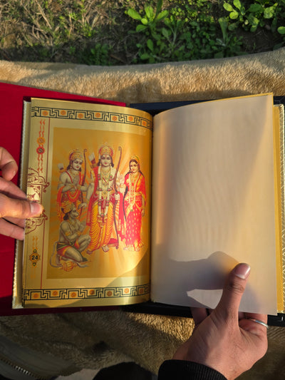 24k Gold Plated Hanuman Chalisa™ with Wooden Gift Box