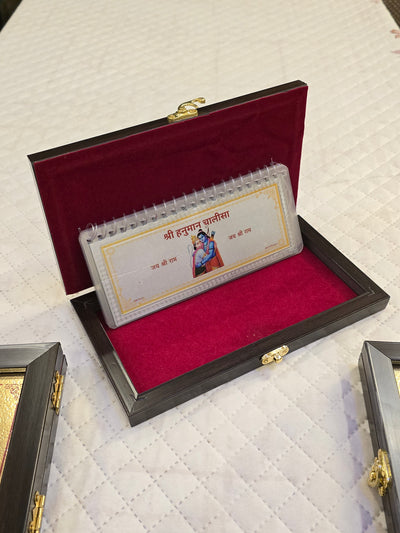 Pure Silver Hanuman Chalisa™ with Box