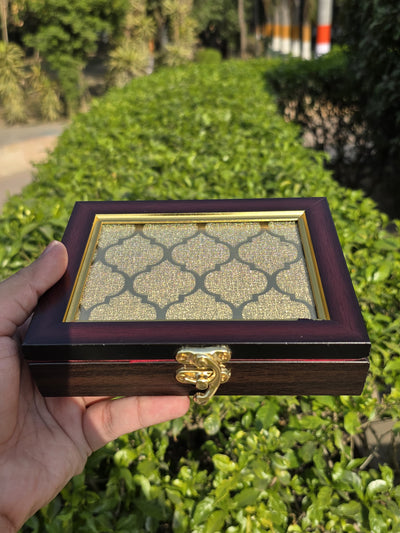 24k Gold Plated Aarti Sangrah™ with Wooden Gift Box