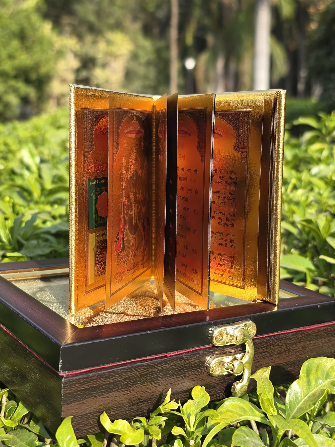 24k Gold Plated Aarti Sangrah™ with Wooden Gift Box
